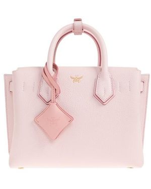 MCM Milla Small Tote Bag - Pink