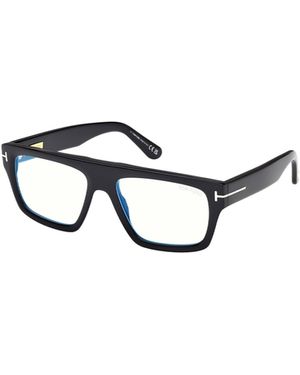 Tom Ford Eyewear Rectangle Frame Glasses - White