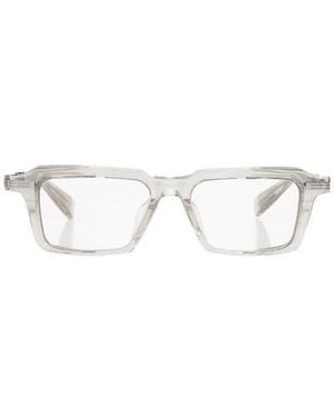 Balmain Eyewear Rectangle Frame Glasses - White