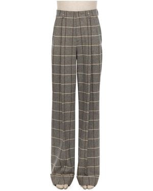 Valentino Belt Loop Casual Trousers - Grey