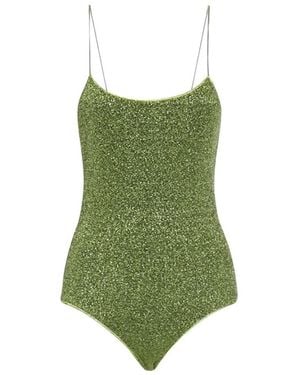 Oséree Oséree Maillot Lumière One-Piece Swimsuit - Green