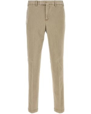 Pt Pantaloni Cotton-Blend Trousers - Natural