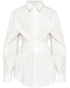MM6 by Maison Margiela Tied Waist Shirt - White