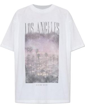 Anine Bing Cade T-Shirt - White