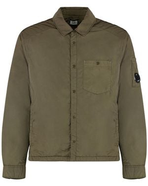 C.P. Company Padded Lens Detail Overshirt - Green