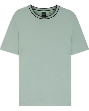 BOSS Crewneck Shortsleeve Top - Green