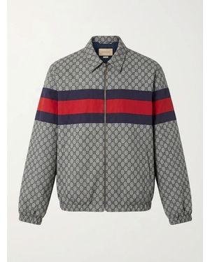 Gucci Jacket With Monogram - Gray