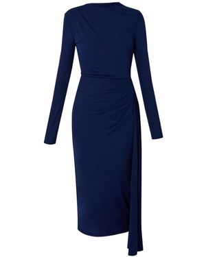 Erdem Long-Sleeved Dress - Blue