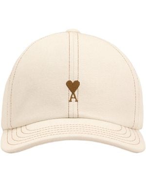 Ami Paris Ami De Coeur Hat - Natural