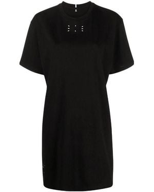McQ Logo Print T-Shirt Dress - Black