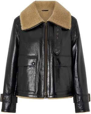 Veronica Beard Long-Sleeved Casual Jacket - Black