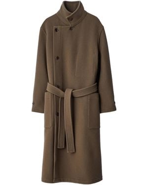 Lemaire Thyme Wrap Coat - Brown