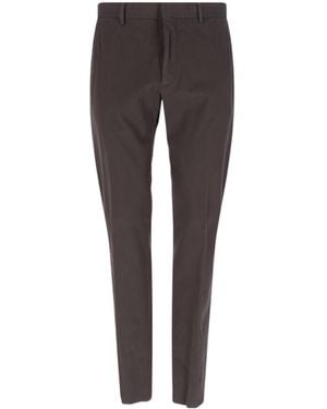 ZEGNA Slim-Fit Tailored Pants - Gray