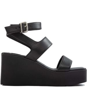 Vic Matié Wedge Sandals - Black