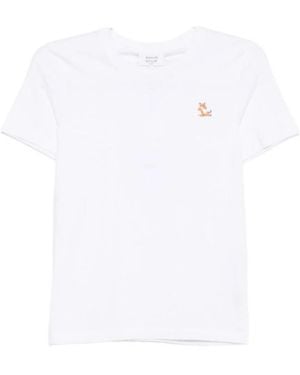 Maison Kitsuné Short-Sleeved T-Shirt - White