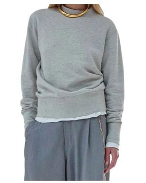 DARKPARK Relaxed-Fit Crewneck Sweater - Gray