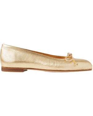Manolo Blahnik Veralli Ballet Flats - Natural