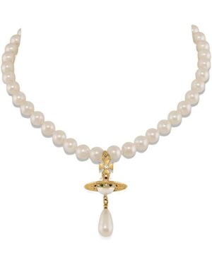 Vivienne Westwood Orb Pendant Choker - Metallic
