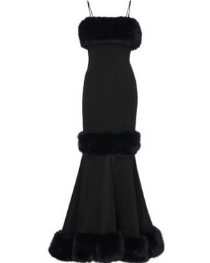 Nina Ricci Jersey Bustier Gown - Black