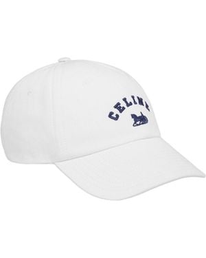 Celine Richelieu Cap - White