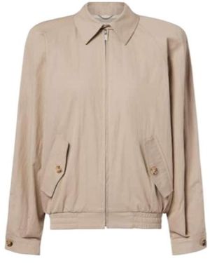 Magda Butrym Cotton-Blend Bomber Jacket - Natural