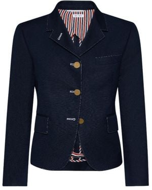 Thom Browne Cropped Blazer - Blue