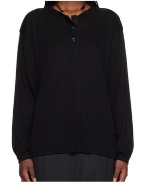 Studio Nicholson Rutas Button Blouse - Black