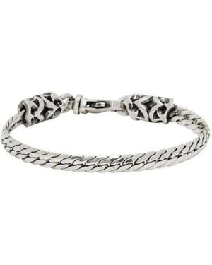 Emanuele Bicocchi Herringbone Chain Bracelet - White