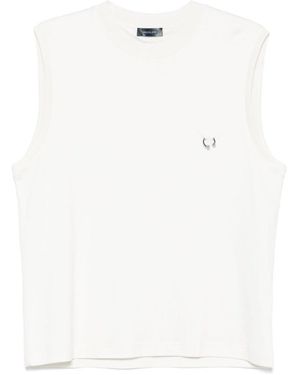 Mugler Sleeveless Vest - White