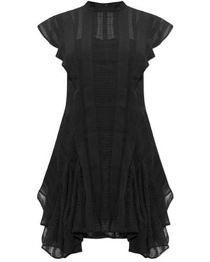AllSaints Flutter Sleeve Dress - Black