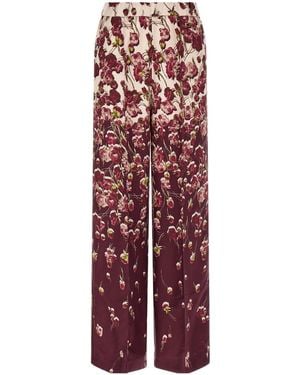 F.R.S For Restless Sleepers Printed Casual Pants - Red