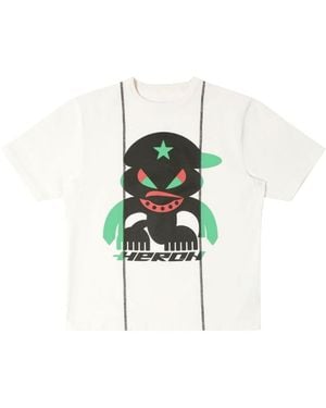 Heron Preston Monster Tape Cotton T-Shirt - White