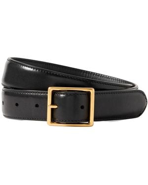 Nili Lotan Gabriele Leather Belt - Black