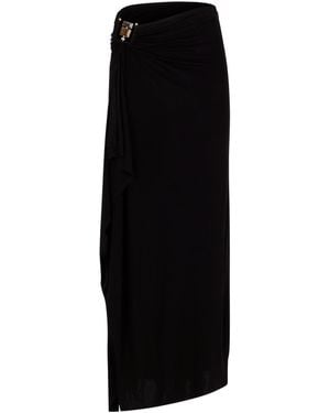 Christopher Esber Bezel Quartz Cascade Skirt - Black