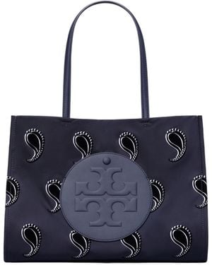 Tory Burch Small Ella Tote Bag - Blue