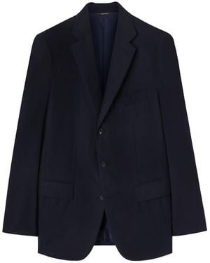 Loro Piana Single-Breasted Blazer - Blue