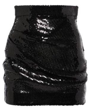 Alex Perry High-Rise Sequined Miniskirt - Black