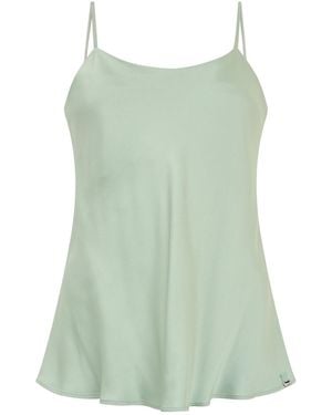 Herno Draped Sleeveless Top - Green