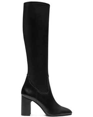 Stuart Weitzman Mulberry Stretch Knee-High Boot - Black