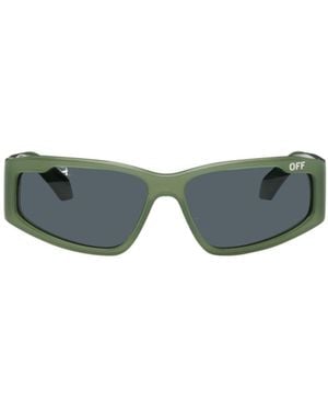Off-White c/o Virgil Abloh Kimball Rectangualr Frame Sunglasses - Green