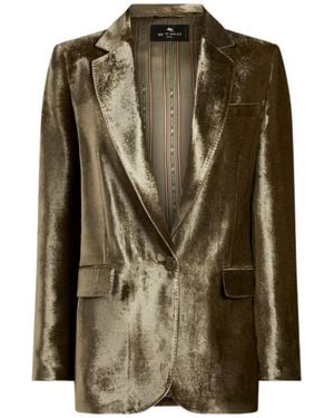 Etro Velvet Jacket - Green