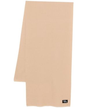 Maison Kitsuné Logo Patch Scarf - Natural