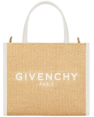 Givenchy Embroidered-Logo Tote Bag - Natural