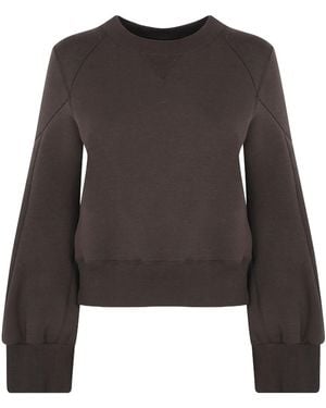 Sacai Sponge Sweat Pullover - Brown