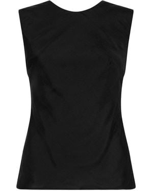 St. Agni Strappy Top - Black