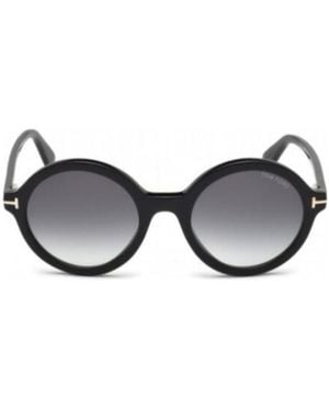 Tom Ford Eyewear Round Frame Sunglasses - White