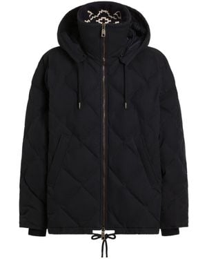 Dolce & Gabbana Quilted Cotton Padded Jacket - Black