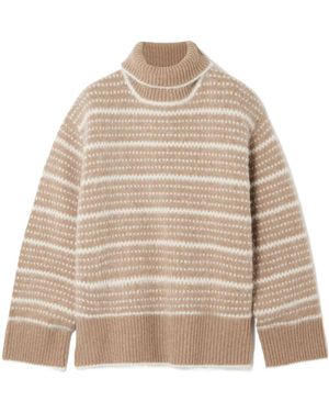 TOTEME Turtleneck Jumper - Natural