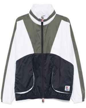 K-Way Stand Collar Casual Jacket - Blue