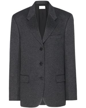 The Row Single Breasted Jacket - Black